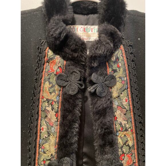 UNIQUE! Samii Clothes Nordic VEST Scandinavian Ethnic Gay Ellis wool sz S Frozen - Picture 3 of 10